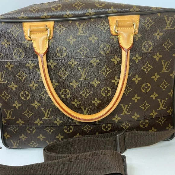 Louis Vuitton Monogram Icare Laptop Bag Messenger Brown Canvas Shoulder Strap - Picture 6 of 16
